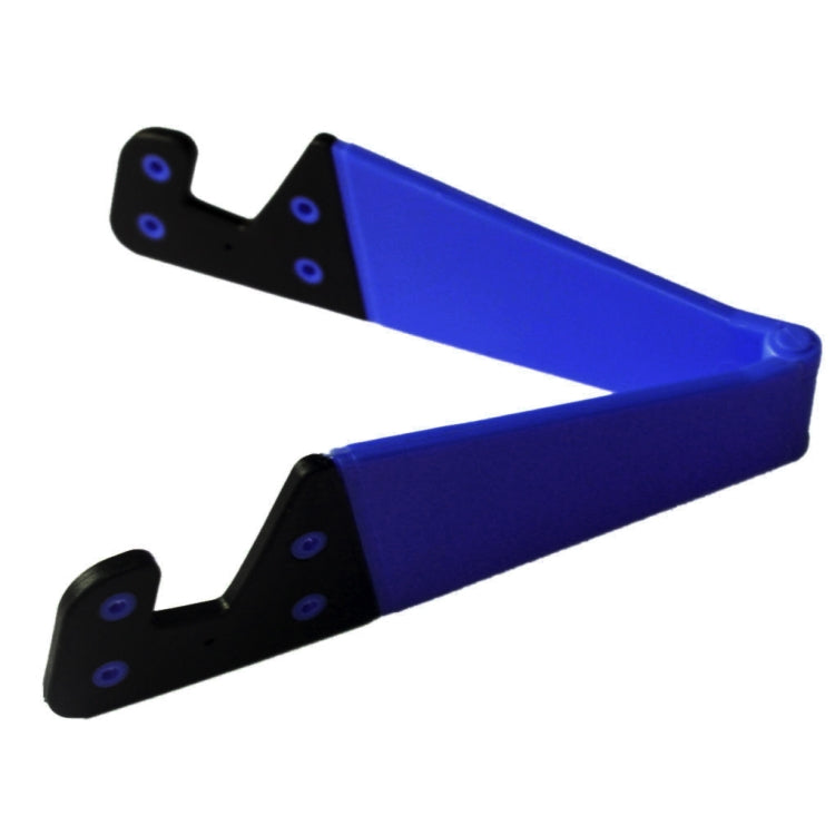 V Shape Universal Mobile Phone Tablet Bracket Holder (Dark Blue) - Desktop Holder by PMC TechLife | Online Shopping South Africa | PMC TechLife