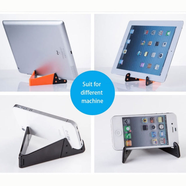 V Shape Universal Mobile Phone Tablet Bracket Holder (Pink) - Desktop Holder by PMC TechLife | Online Shopping South Africa | PMC TechLife