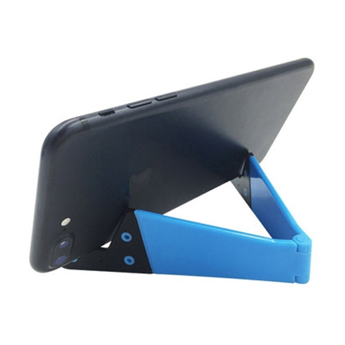 V Shape Universal Mobile Phone Tablet Bracket Holder (Sky Blue) - Desktop Holder by PMC TechLife | Online Shopping South Africa | PMC TechLife