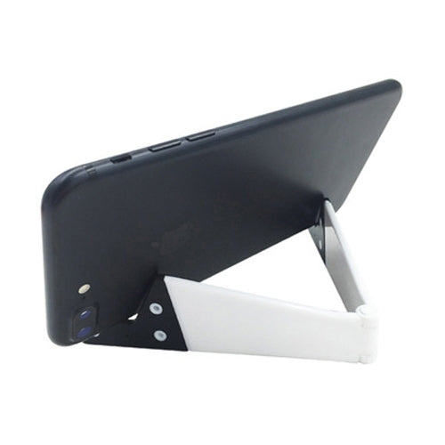 V Shape Universal Mobile Phone Tablet Bracket Holder (White) - Desktop Holder by PMC Jewellery | Online Shopping South Africa | PMC Jewellery