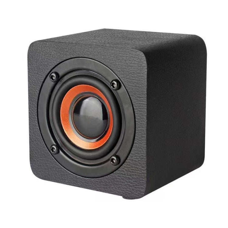 Q1 Wooden Mini Portable Mega Bass Wireless Bluetooth Speaker(Black) - Mini Speaker by PMC Jewellery | Online Shopping South Africa | PMC Jewellery