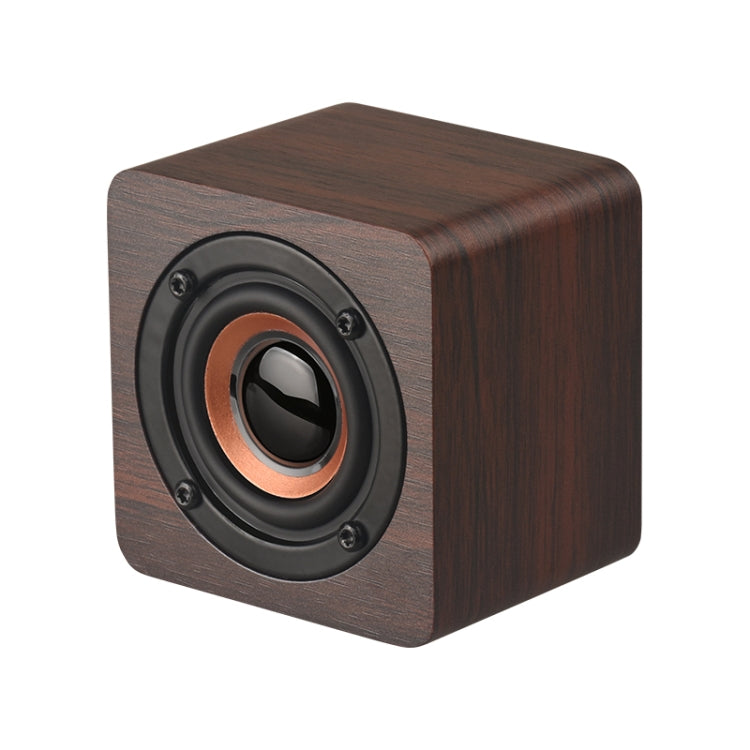 Q1 Wooden Mini Portable Mega Bass Wireless Bluetooth Speaker(Walnut wood) - Mini Speaker by PMC Jewellery | Online Shopping South Africa | PMC Jewellery