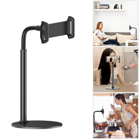 ZM-15 Rotatable Aluminum Alloy Desktop Stand Lazy Stand for 4.7-12.9 inch Mobile Phones / Tablets(Black) - Desktop Holder by PMC Jewellery | Online Shopping South Africa | PMC Jewellery