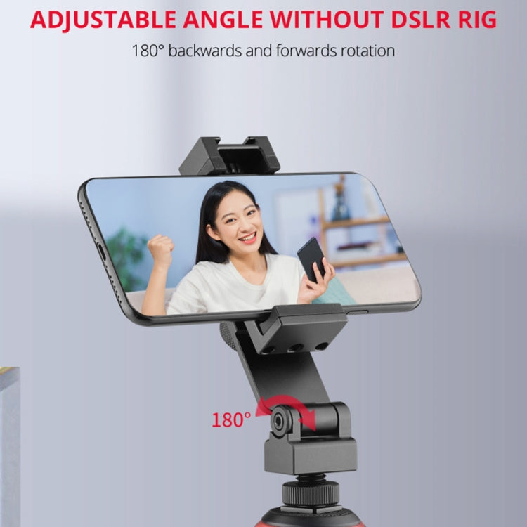 YELANGU PC10 360 Degree Rotating Horizontal Vertical Shooting Phone Clamp Holder Bracket (Black) - Desktop Holder by YELANGU | Online Shopping South Africa | PMC Jewellery