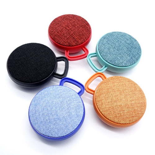 A01L Cloth Texture Round Portable Mini Bluetooth Speaker, Support Hands-free Call & TF Card(Green) - Mini Speaker by PMC Jewellery | Online Shopping South Africa | PMC Jewellery