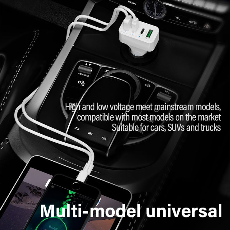 WLX-K26 40W Dual PD + Dual QC Multi-function Car Charger - Car Charger by PMC Jewellery | Online Shopping South Africa | PMC Jewellery