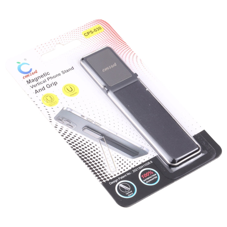 cmzwt CPS-030 Adjustable Folding Magnetic Mobile Phone Holder Bracket with Grip (Black) - Hand-Sticking Bracket by PMC TechLife | Online Shopping South Africa | PMC TechLife