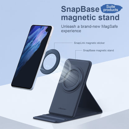 NILLKIN Skin-friendly Version Magsafe Ring Magnetic Mobile Phone Holder Set(Black) - Desktop Holder by NILLKIN | Online Shopping South Africa | PMC Jewellery | Buy Now Pay Later Mobicred