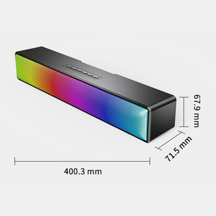 Multifunctional RGB Colorful Light Computer Bluetooth Speaker - Desktop Speaker by PMC Jewellery | Online Shopping South Africa | PMC Jewellery