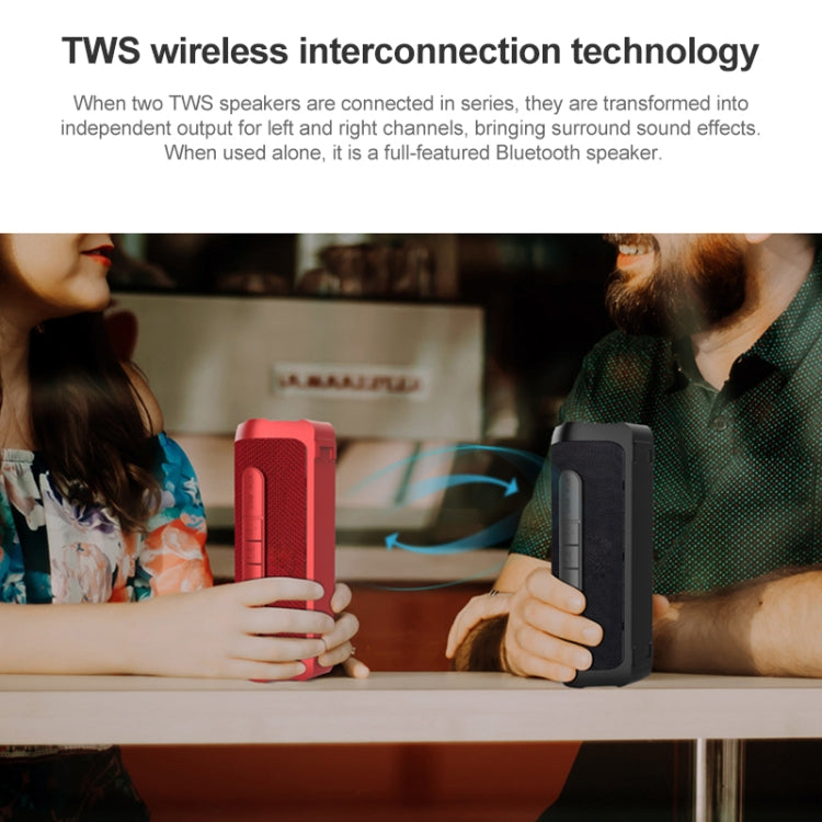EBS-605 Outdoor Portable Fabric Waterproof Wireless Bluetooth Subwoofer Speaker(Black) - Waterproof Speaker by PMC TechLife | Online Shopping South Africa | PMC TechLife