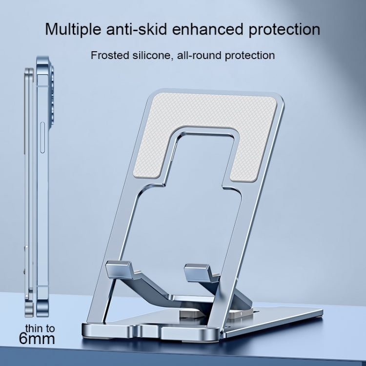 LK022 Portable Foldable Desktop Phone Holder (Grey) - Desktop Holder by PMC TechLife | Online Shopping South Africa | PMC TechLife