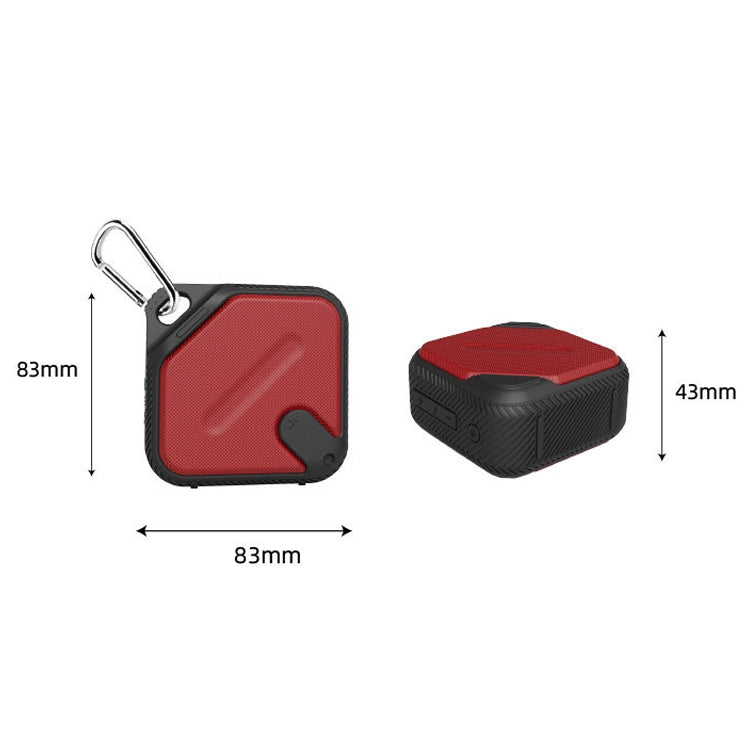 EBS-502 Portable Outdoor Waterproof Card Mini Wireless Bluetooth Speaker (Red) - Mini Speaker by PMC Jewellery | Online Shopping South Africa | PMC Jewellery