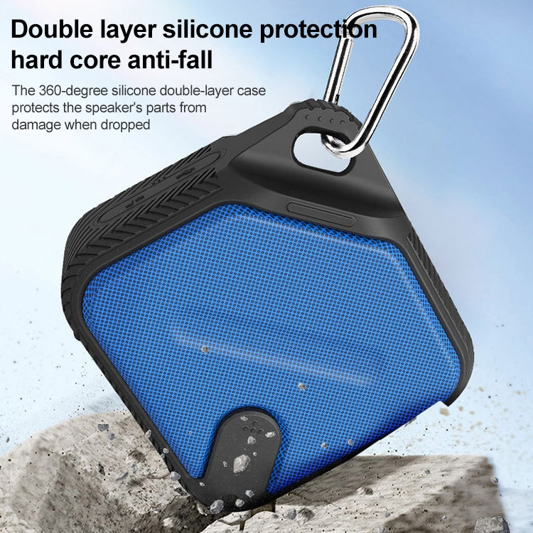 EBS-502 Portable Outdoor Waterproof Card Mini Wireless Bluetooth Speaker (Blue) - Mini Speaker by PMC TechLife | Online Shopping South Africa | PMC TechLife