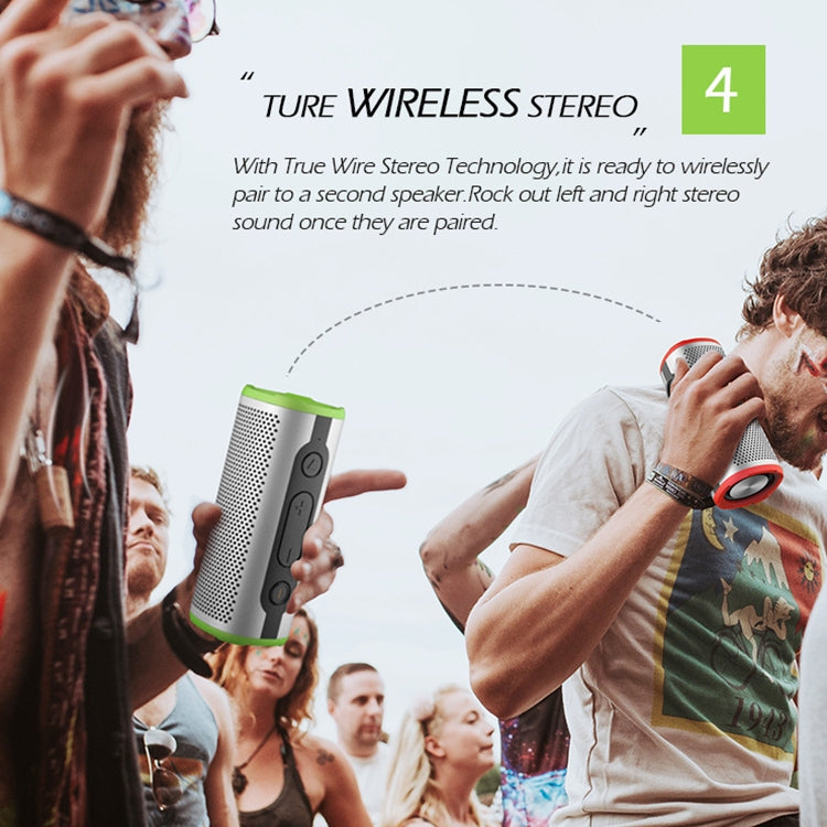 EBS-508 Portable Waterproof Outdoor Subwoofer Wireless Bluetooth Speaker (Red) - Waterproof Speaker by PMC TechLife | Online Shopping South Africa | PMC TechLife