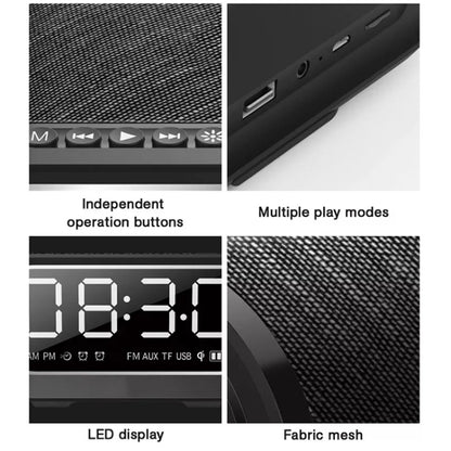 EBS-028 Wireless Charging Bluetooth Speaker Bluetooth 5.0 (Black) - Desktop Speaker by PMC Jewellery | Online Shopping South Africa | PMC Jewellery