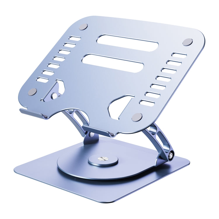 R- JUST HZ08-1 Rotating Two Holes Lifting Laptop Stand (Grey) - free shipping - PMC TechLife - Order now!