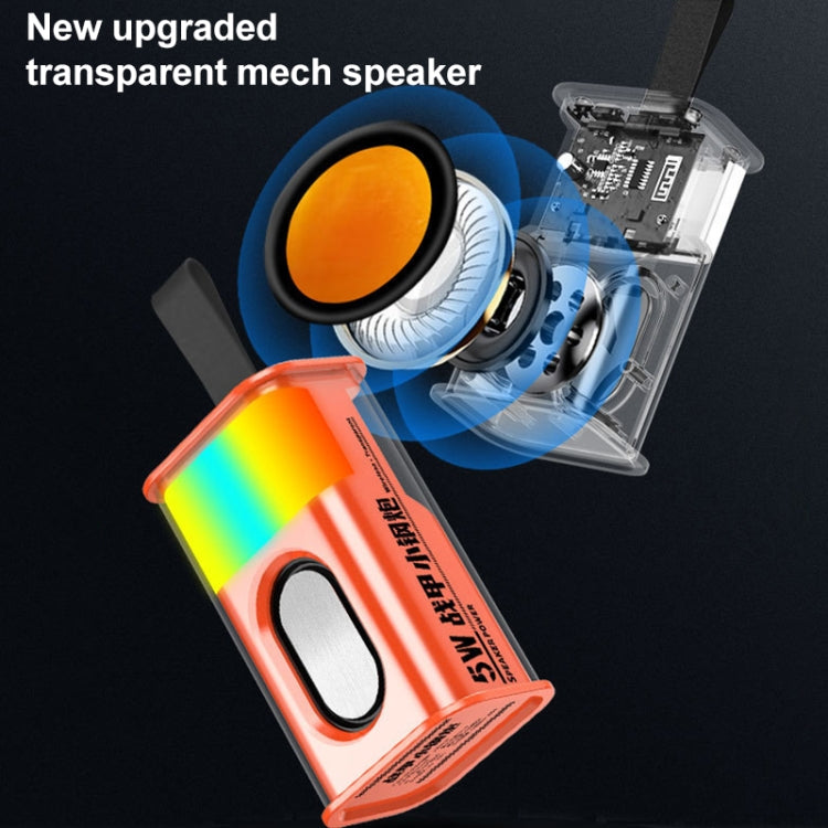 5W Portable Bullet TWS Wireless Bluetooth Speaker (Orange) - Mini Speaker by PMC Jewellery | Online Shopping South Africa | PMC Jewellery