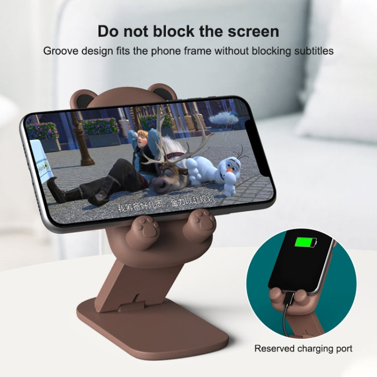 DK-XX-111 Cartoon Animal Retractable Phone Lazy Bracket Foldable Desktop Holder(Green) - Desktop Holder by PMC Jewellery | Online Shopping South Africa | PMC Jewellery