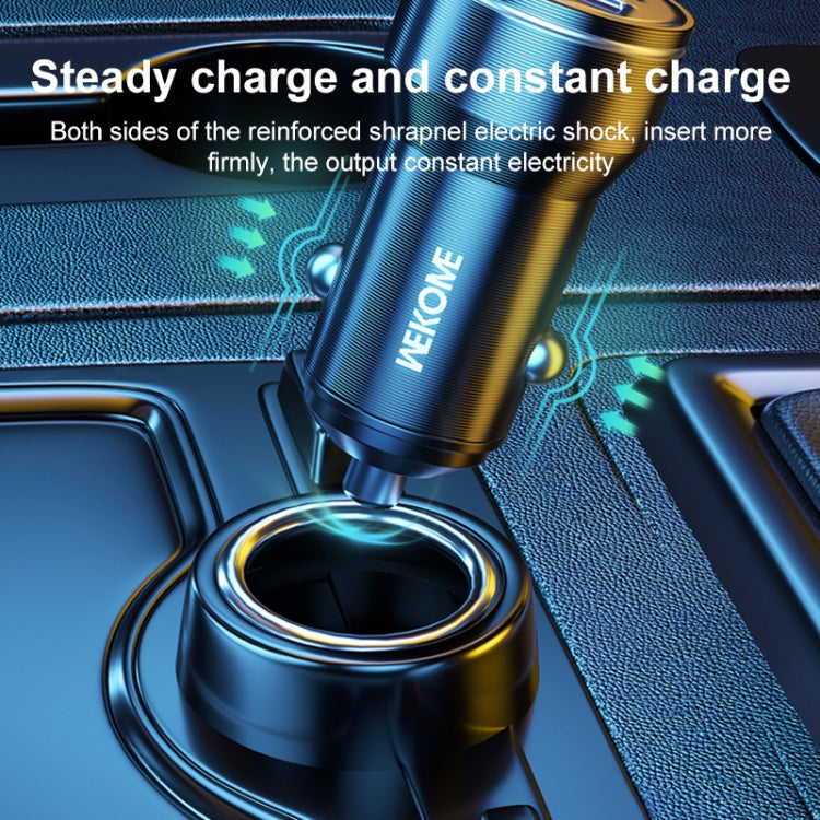WK WP-C43 Staroad Series 15W Dual USB Car Charger (Black) - Car Charger by WK | Online Shopping South Africa | PMC TechLife | Buy Now Pay Later Mobicred