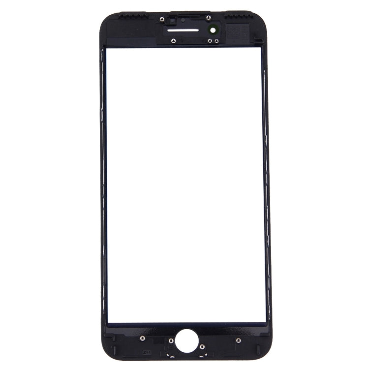 Front Screen Outer Glass Lens with Front LCD Screen Bezel Frame for iPhone 7 Plus (Black) - free shipping - PMC TechLife - Order now!