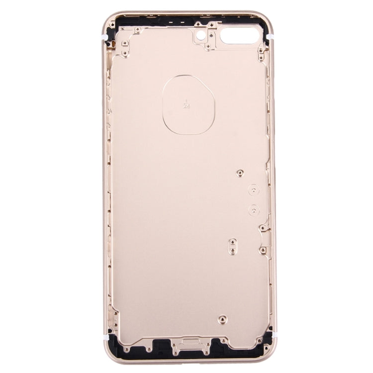 5 in 1 for iPhone 7 Plus (Back Cover + Card Tray + Volume Control Key + Power Button + Mute Switch Vibrator Key) Full Assembly Housing Cover(Gold) - Back Cover by PMC TechLife | Online Shopping South Africa | PMC TechLife