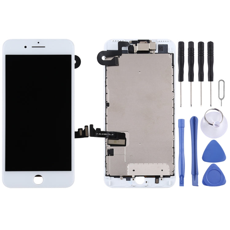 TFT LCD Screen for iPhone 7 Plus with Digitizer Full Assembly include Front Camera (White) - free shipping - PMC TechLife - Order now!
