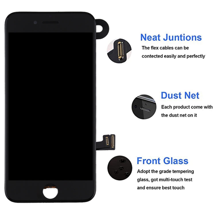 TFT LCD Screen for iPhone 7 Plus with Digitizer Full Assembly include Front Camera (White) - free shipping - PMC TechLife - Order now!