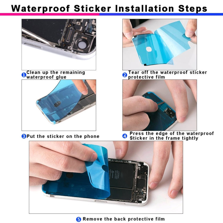100 PCS LCD Frame Bezel Waterproof Adhesive Stickers for iPhone 7 Plus - Others by PMC TechLife | Online Shopping South Africa | PMC TechLife