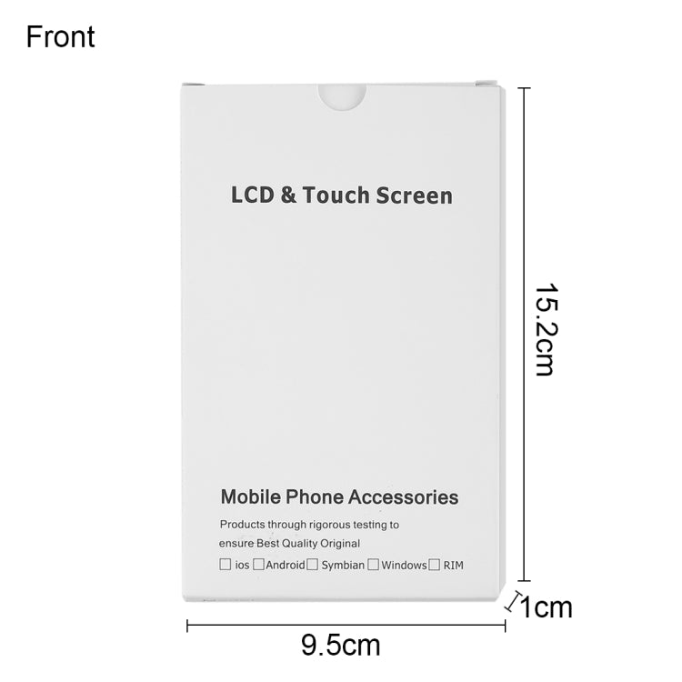 50 PCS Cardboard Packaging White Box for iPhone 8 / 7 LCD Screen and Digitizer Full Assembly - free shipping - PMC TechLife - Order now!