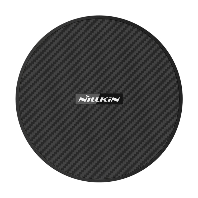 NILLKIN Power Flash Aramid Fiber Qi Standard Wireless Charger Charging Pad (Black) - Wireless Charger by NILLKIN | Online Shopping South Africa | PMC Jewellery | Buy Now Pay Later Mobicred