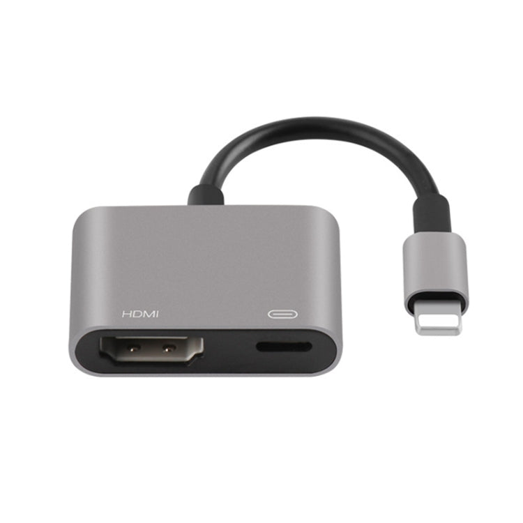 7565S 8 Pin to HDMI HDTV Projector Video Adapter Cable for iPad(Grey) - Converter & Adapter by Onten | Online Shopping South Africa | PMC Jewellery | Buy Now Pay Later Mobicred