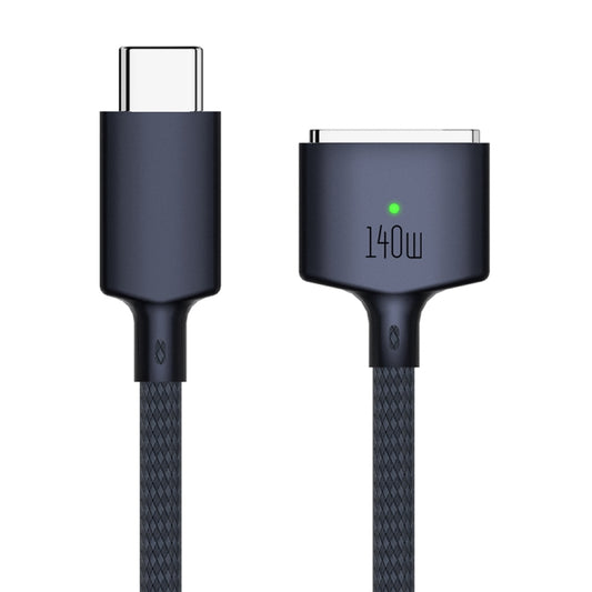 140W USB-C / Type-C to MagSafe 3 Magnetic Fast Charging Cable, Length:2m (Black) - Cable & Adapter by PMC Jewellery | Online Shopping South Africa | PMC Jewellery