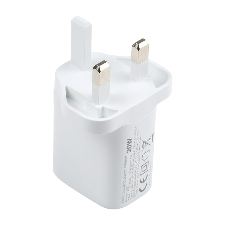 E087 20W USB-C / Type-C + USB Ports Fast Charging Travel Charger, UK Plug - free shipping - PMC TechLife - Order now!