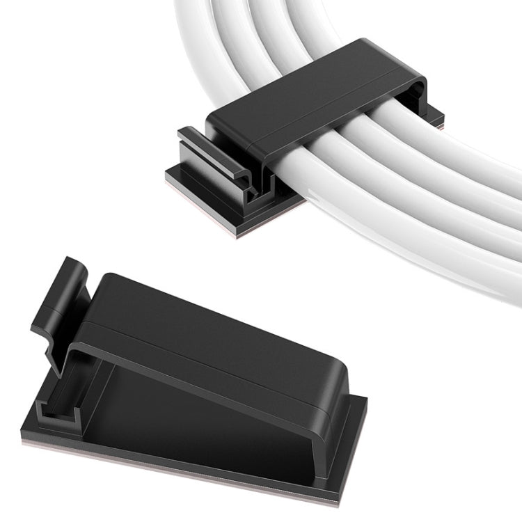 HG2613 20 PCS Desktop Data Cable Organizer Fixing Clip (Black) - Cable Organizer by PMC TechLife | Online Shopping South Africa | PMC TechLife