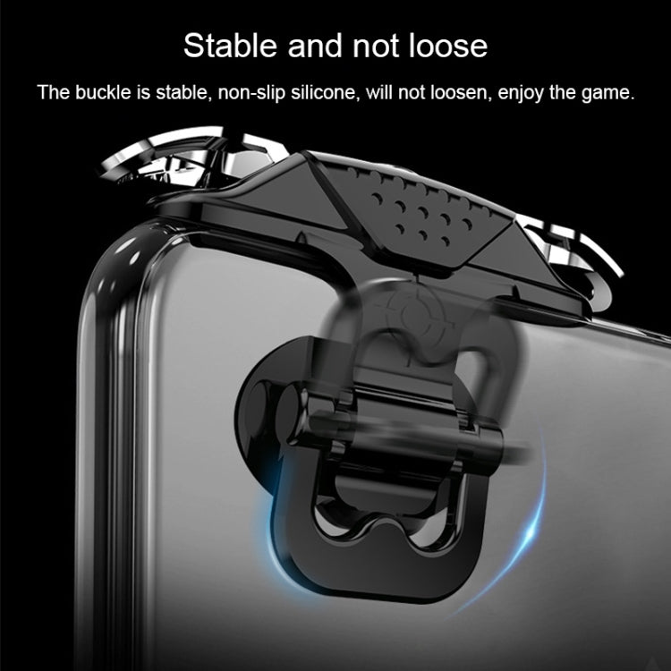 Mini Eating Chicken Mobile Phone Trigger Shooting Controller Handle Auxiliary Button (Black) - Handle Shooter by PMC Jewellery | Online Shopping South Africa | PMC Jewellery