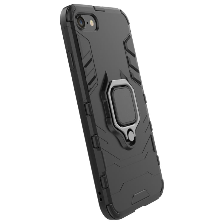 PC + TPU Shockproof Protective Case for iPhone 8 Plus & 7 Plus, with Magnetic Ring Holder (Navy Blue) - free shipping - PMC TechLife - Order now!