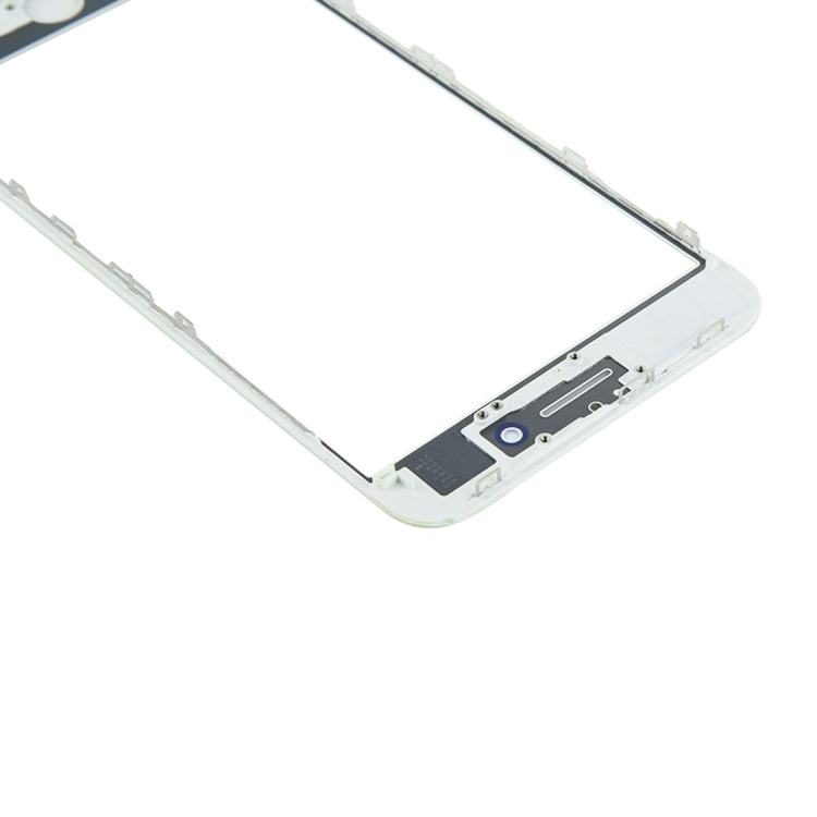 for iPhone 8 Plus Front Screen Outer Glass Lens with Front LCD Screen Bezel Frame(White) - free shipping - PMC TechLife - Order now!