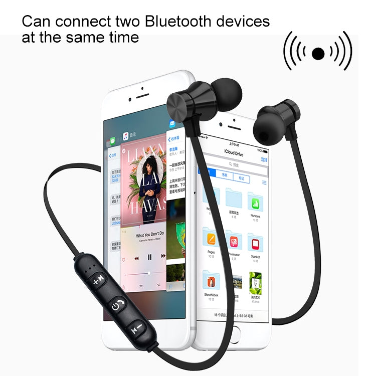 XT11 Magnetic In-Ear Wireless Bluetooth V4.2 Earphones(Tarnish) - Neck-mounted Earphone by PMC TechLife | Online Shopping South Africa | PMC TechLife