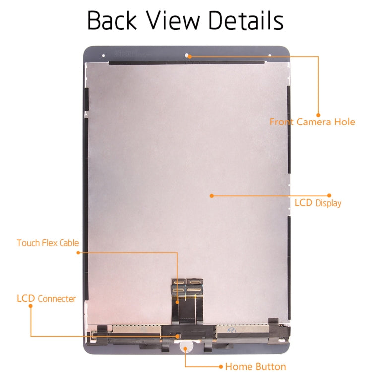 OEM LCD Screen for iPad Pro 10.5 inch A1709 A1701 with Digitizer Full Assembly (White) - free shipping - PMC TechLife - Order now!