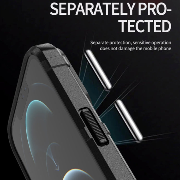 For iPhone 13 Pro Max Rugged Shield Full Coverage Shockproof TPU Case (Black) - free shipping - PMC TechLife - Order now!