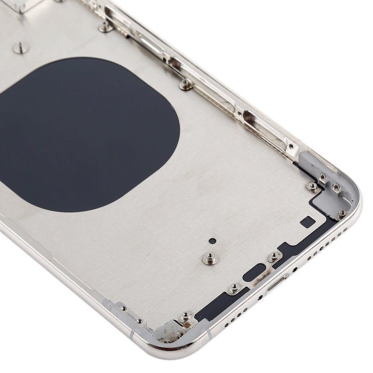 Back Cover with Camera Lens & SIM Card Tray & Side Keys for iPhone XS Max(White) - Back Cover by PMC TechLife | Online Shopping South Africa | PMC TechLife