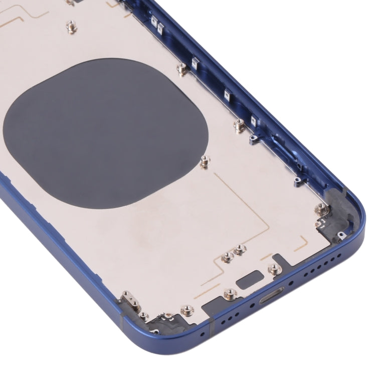 Back Housing Cover with Appearance Imitation of iP13 for iPhone XR(Blue) - Back Cover by PMC TechLife | Online Shopping South Africa | PMC TechLife | Buy Now Pay Later Mobicred