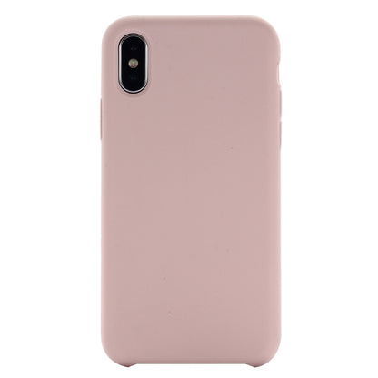 For iPhone XR Four Corners Full Coverage Liquid Silicone Case(Light Pink) - More iPhone Cases by PMC Jewellery | Online Shopping South Africa | PMC Jewellery