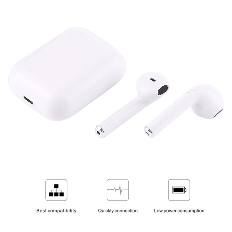 i11-TWS Bluetooth V5.0 Wireless Stereo Earphones with Magnetic Charging Box, Compatible with iOS & Android(White) - TWS Earphone by PMC TechLife | Online Shopping South Africa | PMC TechLife