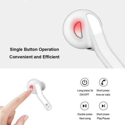 T-88 TWS Bluetooth V5.0 Wireless Stereo Earphones with Magnetic Charging Box(White) - TWS Earphone by PMC Jewellery | Online Shopping South Africa | PMC Jewellery