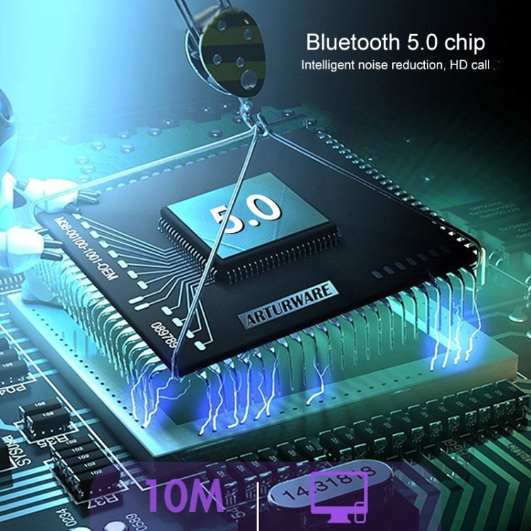 Bluetooth 5.1 Round Wire Neck-mounted Bluetooth Sports Earphone with Magnetic Function(Red) - Neck-mounted Earphone by PMC TechLife | Online Shopping South Africa | PMC TechLife