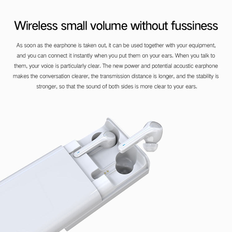 G9 Bluetooth 5.0 HIFI 3D Stereo Wireless Earphone (White) - Bluetooth Earphone by PMC TechLife | Online Shopping South Africa | PMC TechLife