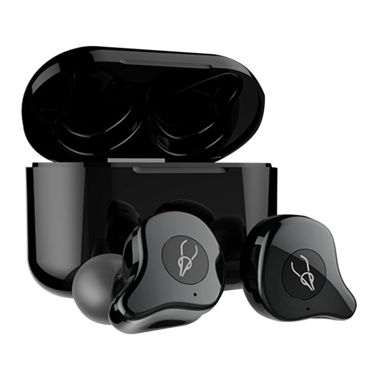 Sabbat E12 Portable In-ear Bluetooth V5.0 Earphone with Wireless Charging Box, Wireless Charging Model, For iPhone, Galaxy, Huawei, Xiaomi, HTC and Other Smartphones(Grey) - Bluetooth Earphone by Sabbat | Online Shopping South Africa | PMC Jewellery | Buy Now Pay Later Mobicred