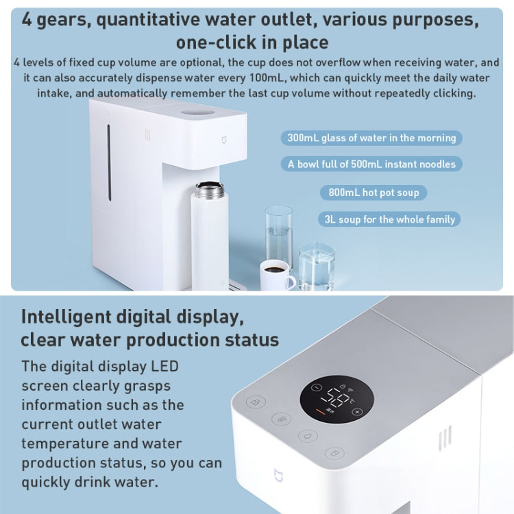 Original Xiaomi Smart 3s Instant Heating Water Dispenser 3L, CN Plug (White) - Water Purifiers & Accessories by Xiaomi | Online Shopping South Africa | PMC Jewellery | Buy Now Pay Later Mobicred