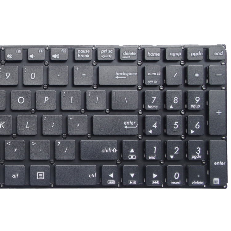 US Keyboard for Asus X555 X555B X555D X555L X555LA X555LJ X555LB X555U X555Y(Black) - Replacement Keyboards by PMC Jewellery | Online Shopping South Africa | PMC Jewellery